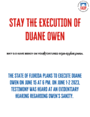Governor's Appointed Psychiatrists Testify at Duane Owen's June 2023 Competency Hearing