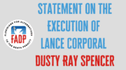 Statement on the Execution of Dusty Ray Spencer Statement on the Execution of Dusty Ray Spencer